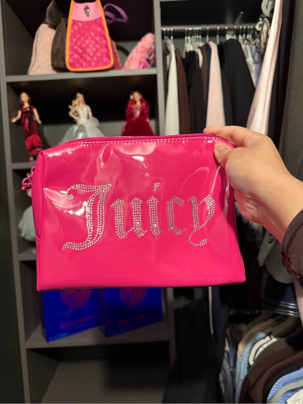 2/$40 💕 hot pink juicy couture makeup bag